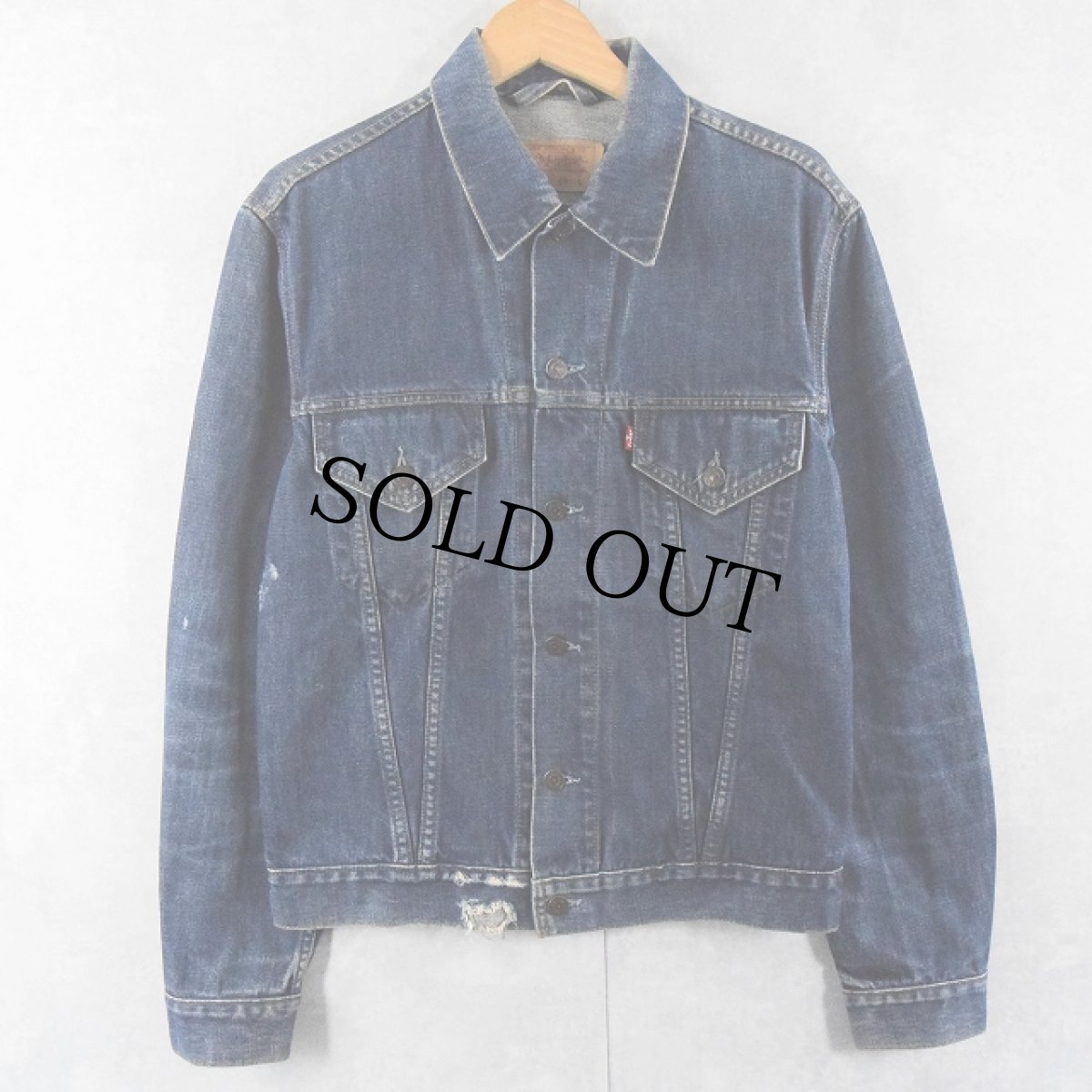 画像1: 2000's Levi's 70600 デニムジャケット L (1)