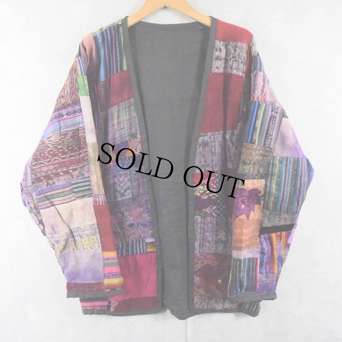 画像1: 【SALE】 パッチワーク リバーシブルジャケット (1)