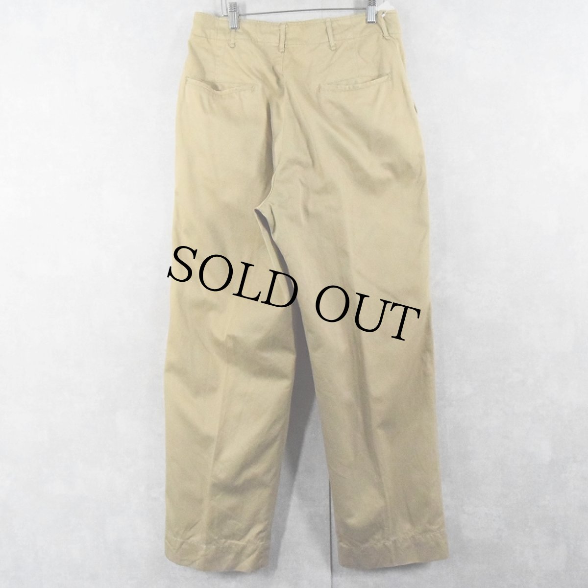 画像2: 50's U.S.ARMY チノトラウザーズ W31 (2)