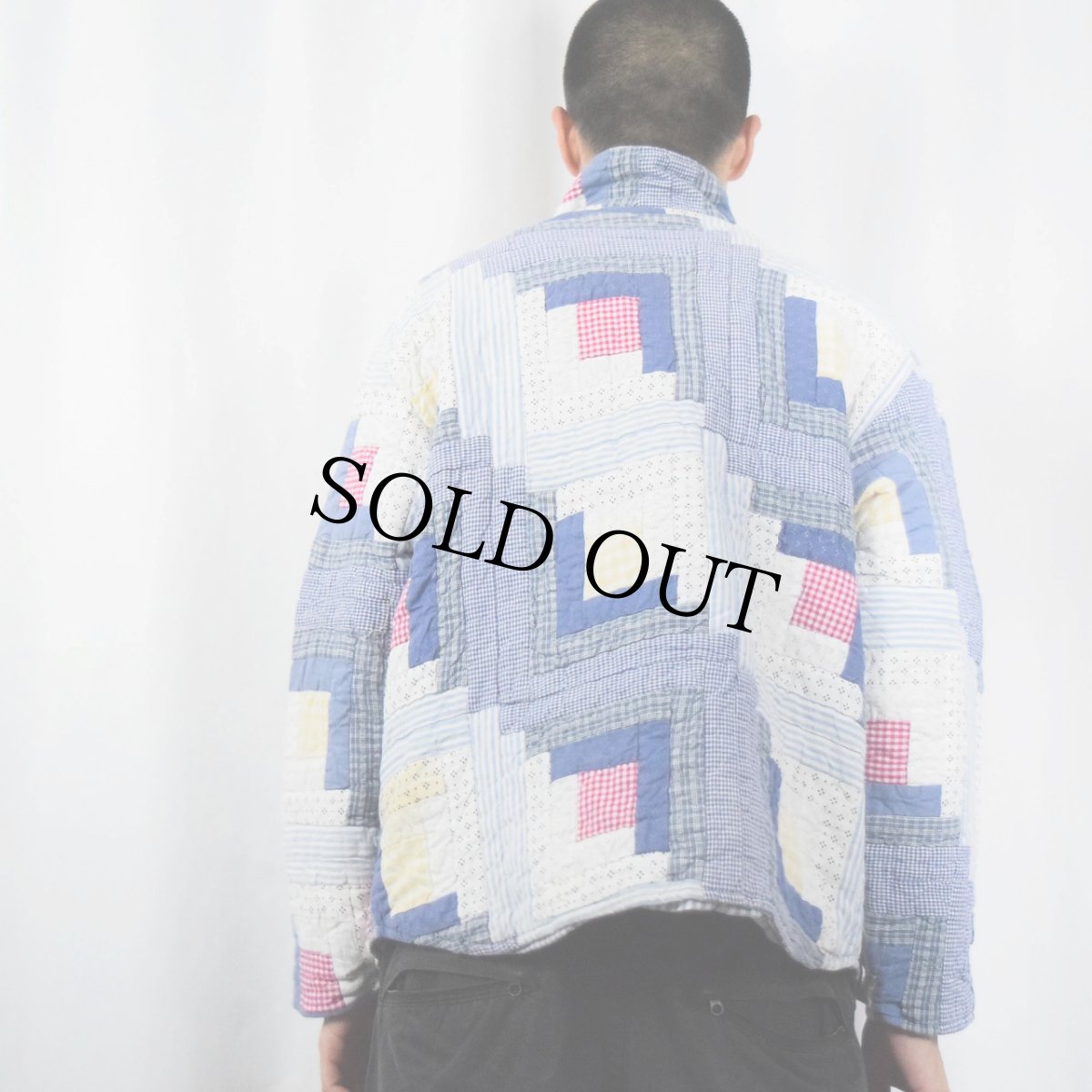 画像4: Patch Magic パッチワーク リバーシブルキルティングジャケット L (4)