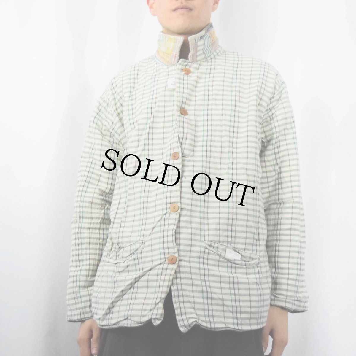 画像5: Patch Magic パッチワーク リバーシブルキルティングジャケット L (5)