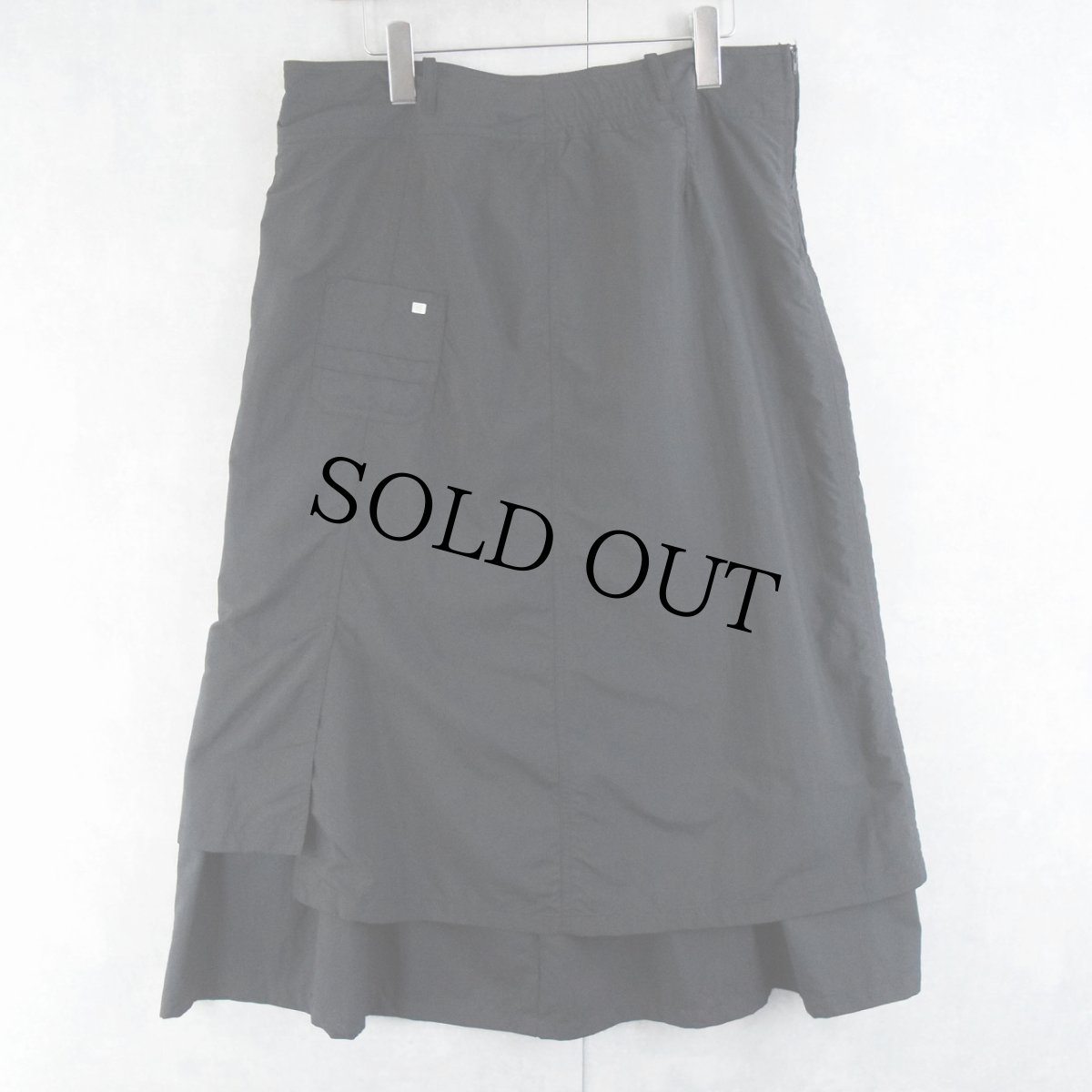 画像2: TBS ナイロンスカート BLACK SIZE44 (2)