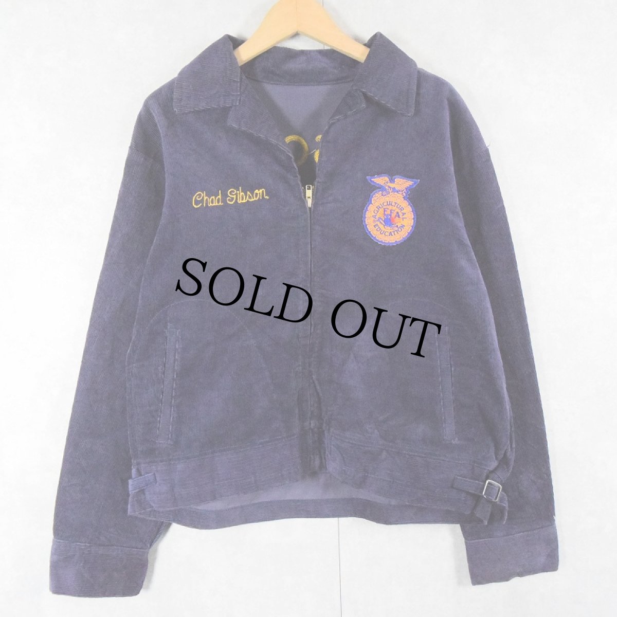 画像2: FFA "MISSOURI MARSHALL" ファーマーズコーデュロイジャケット NAVY (2)