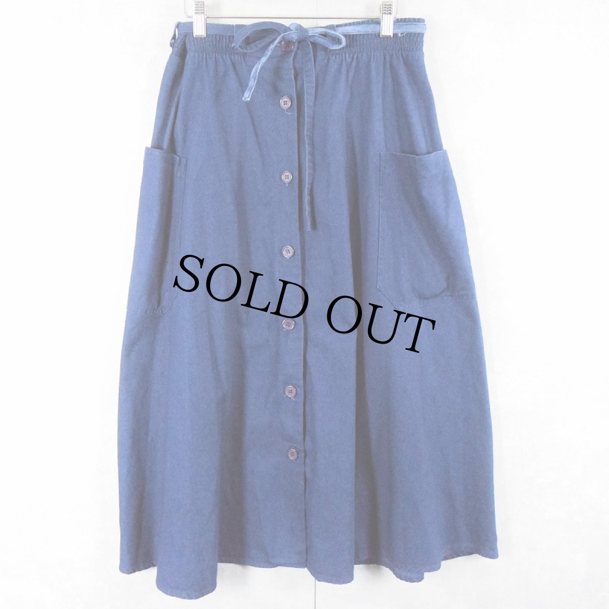 画像2: 80〜90's Andrea Sport USA製 インディゴスカート SIZE18 (2)