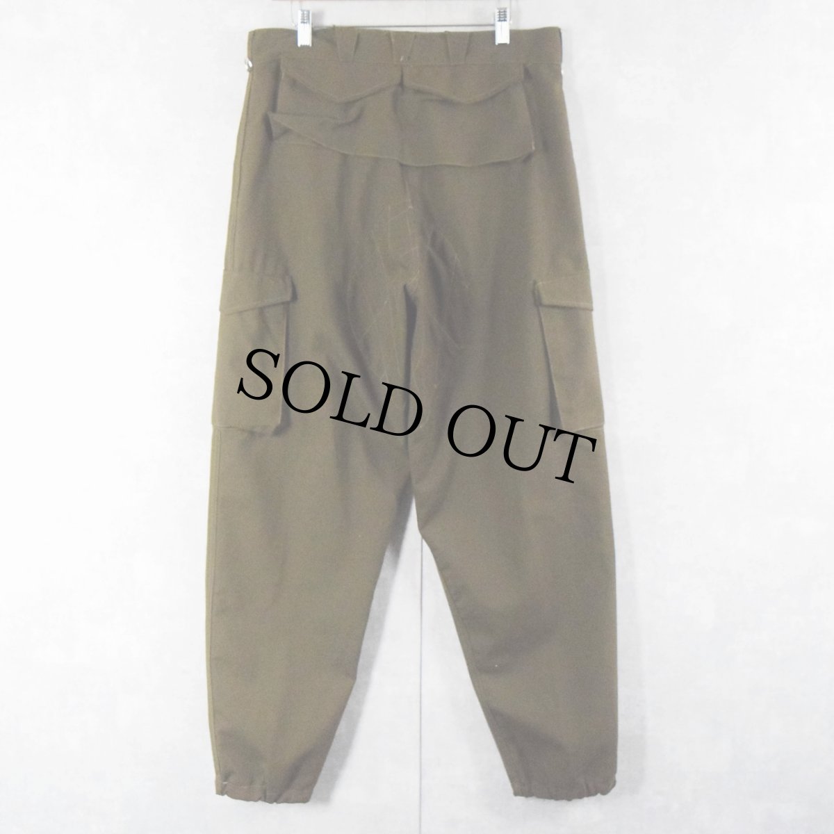 画像2: VINTAGE Italian Army パラシュートパンツ W37 (2)