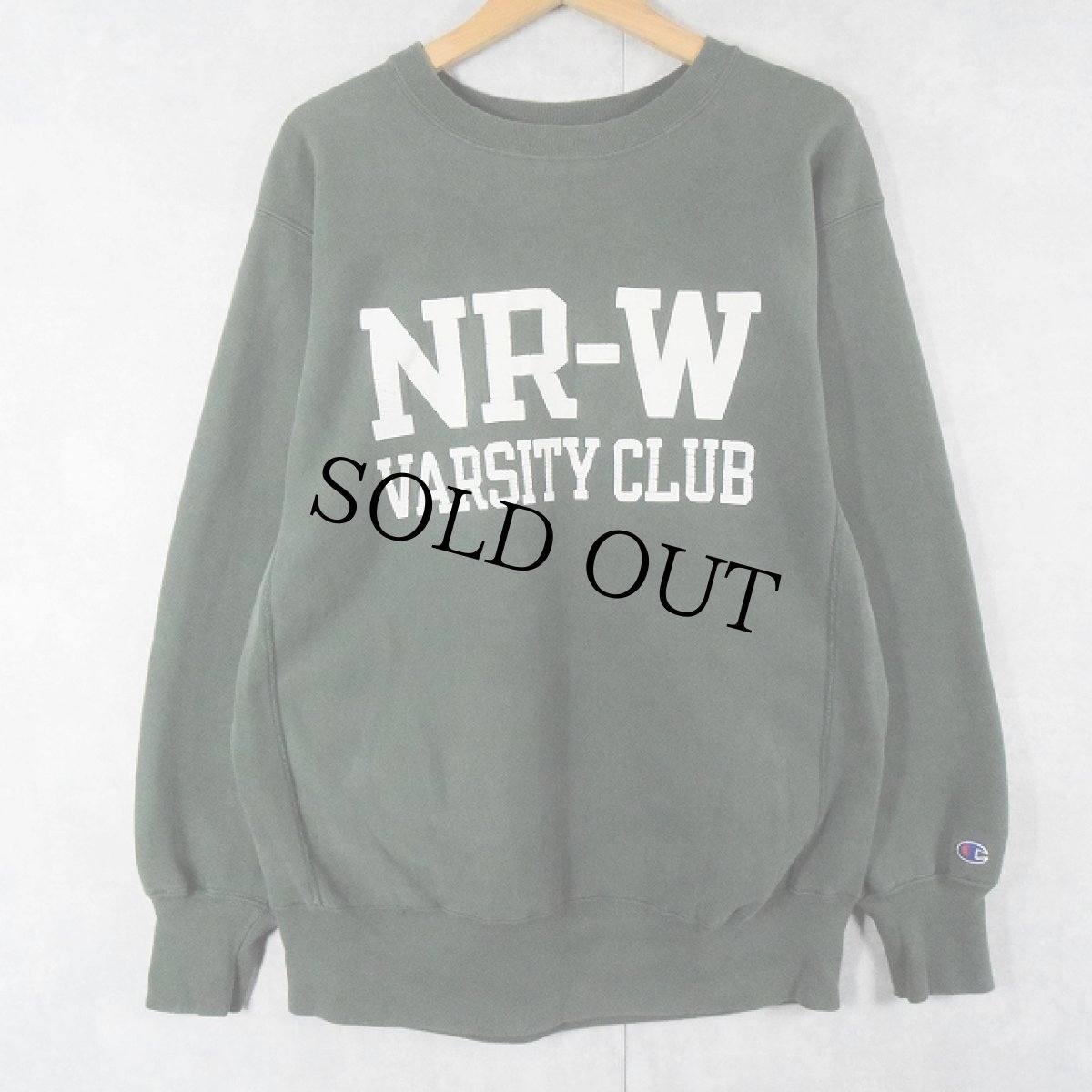 画像1: 90's Champion REVERSE WEAVE USA製 "NR-W" プリントスウェット XL (1)
