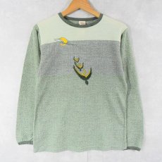 画像1: 70's EXPRESSIONS by CAMPUS USA製 刺繍入り ポリエステルロンT M (1)