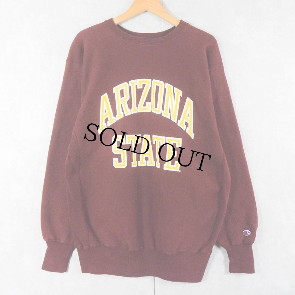 画像1: 90's Champion REVERSE WEAVE USA製 "ARIZONA STATE" プリントスウェット XXL (1)
