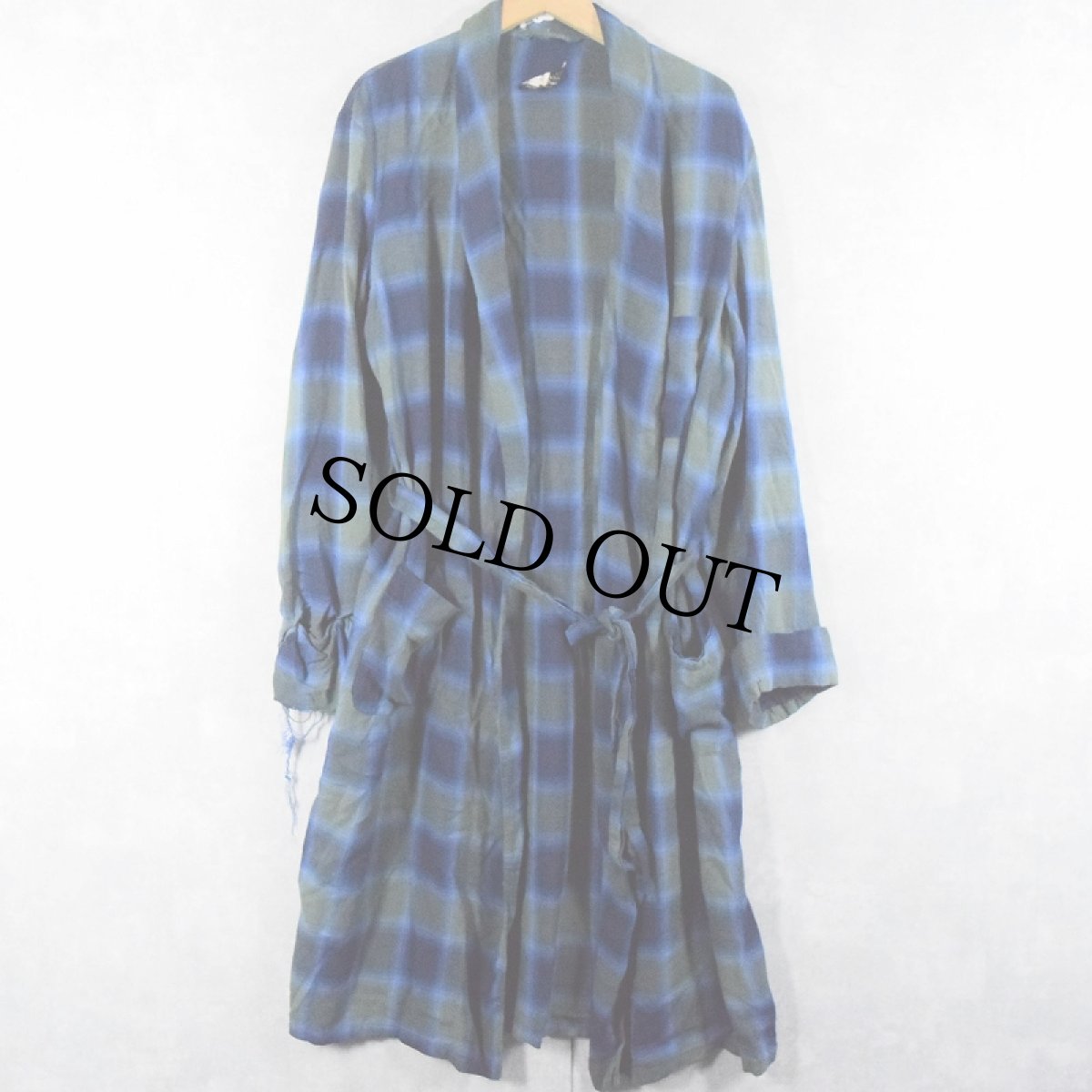 画像1: 【SALE】 60〜70's PENNEY'S TOWNCRAFT "PAR EXCELLENCE" オンブレーチェック柄ガウン (1)
