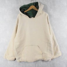 画像1: リバーシブル コットンフーディー (1)