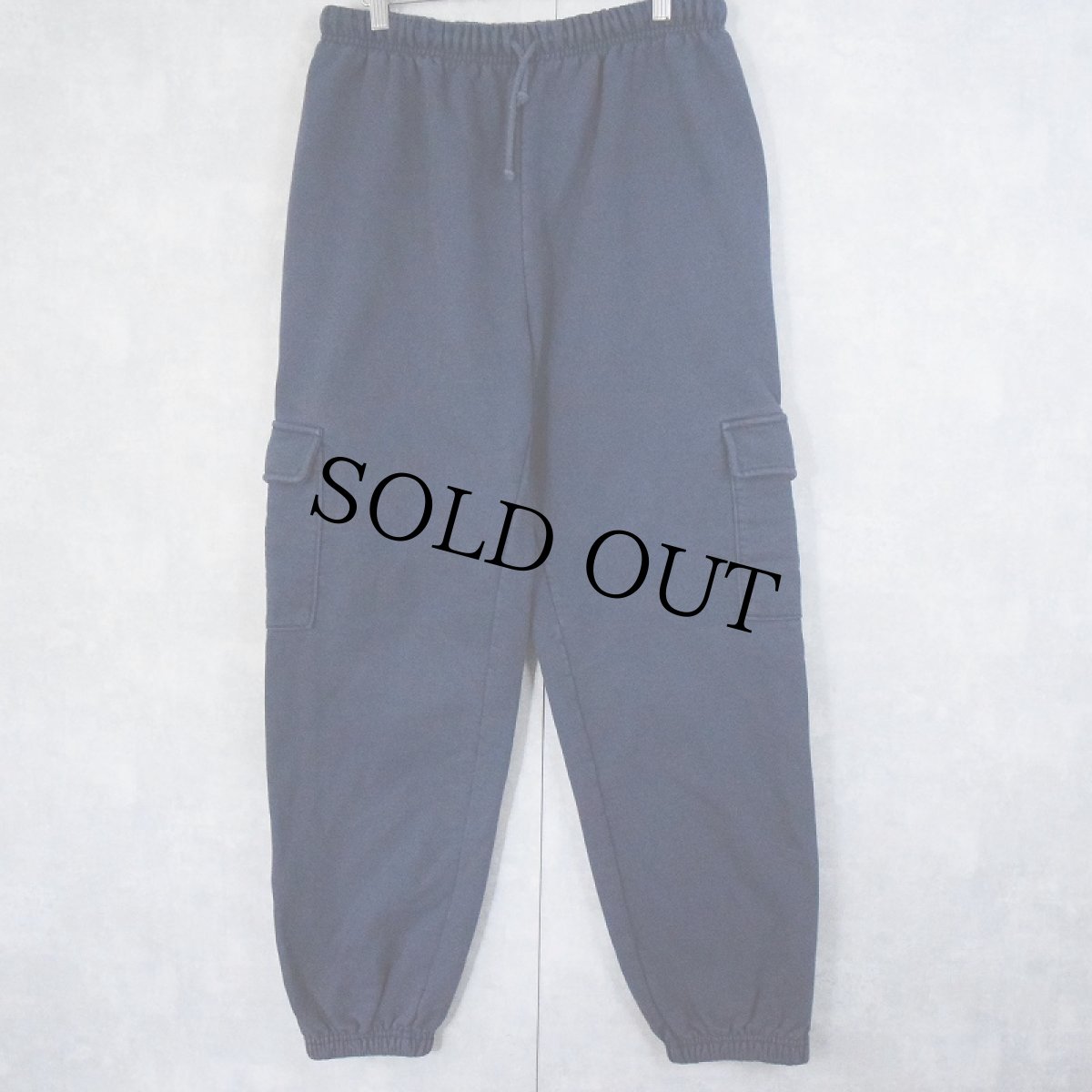 画像1: 2000's Foot Locker CANADA製 スウェットカーゴパンツ NAVY L (1)
