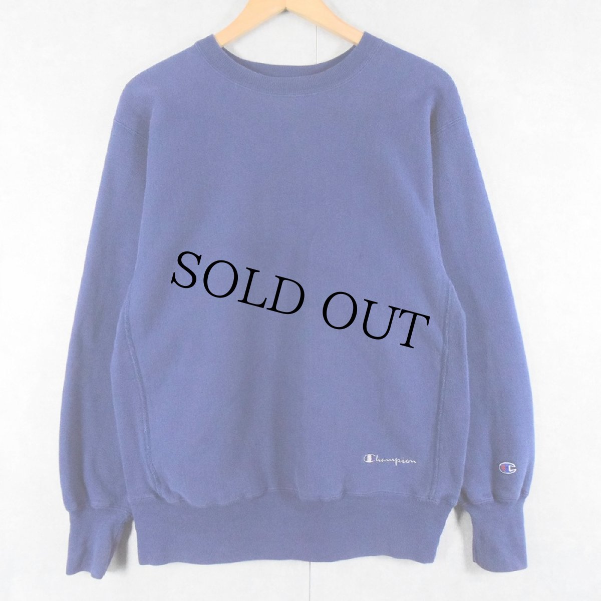 画像1: Champion REVERSE WEAVE ロゴ刺繍スウェット (1)