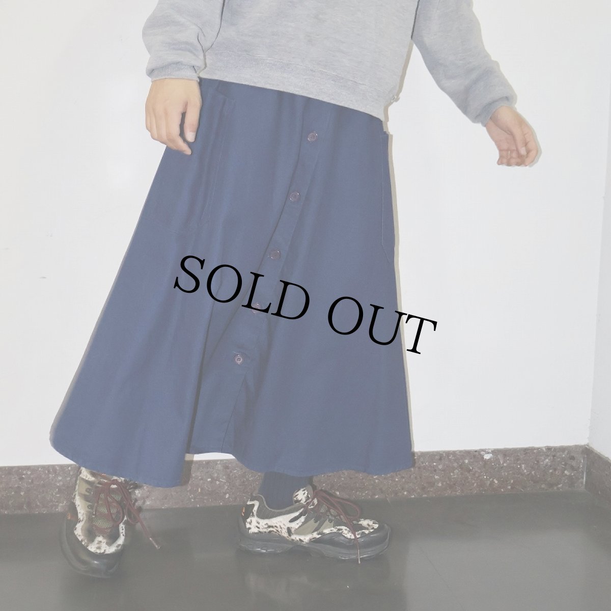 画像3: 80〜90's Andrea Sport USA製 インディゴスカート SIZE18 (3)