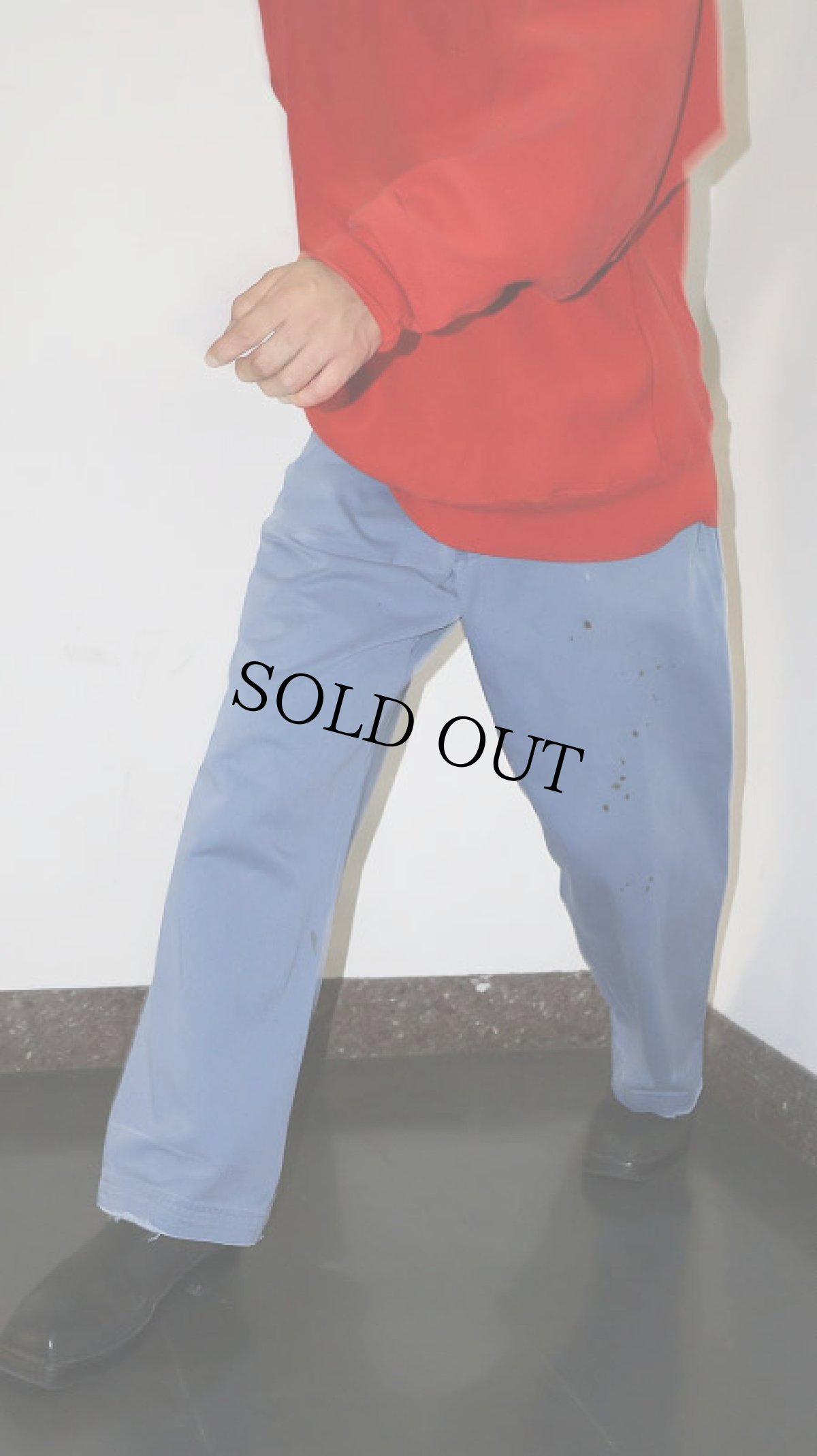 画像3: 〜60's コットンワークパンツ W33 (3)