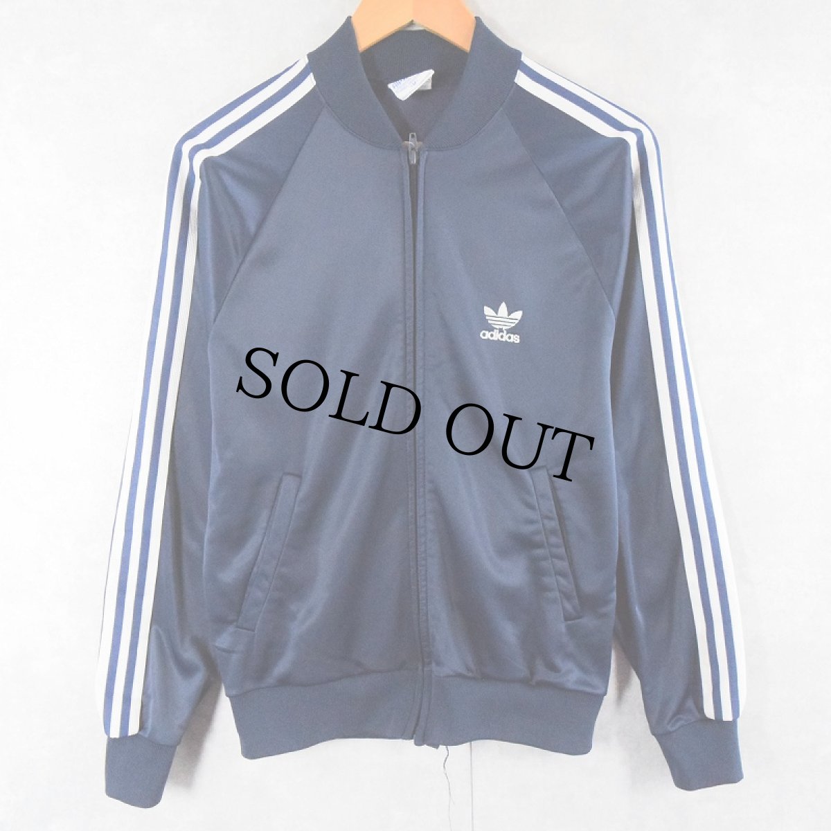 画像1: 80's adidas ATP USA製 トラックジャケット NAVY M (1)