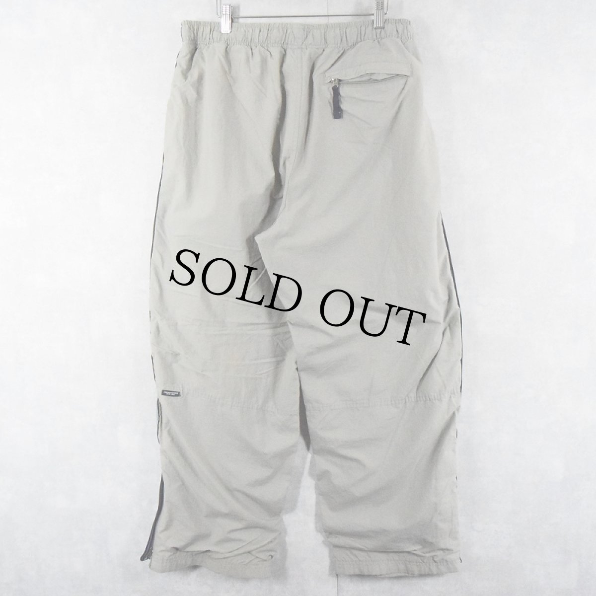 画像2: Abercrombie&Fitch サイドライン イージーナイロンパンツ XL (2)