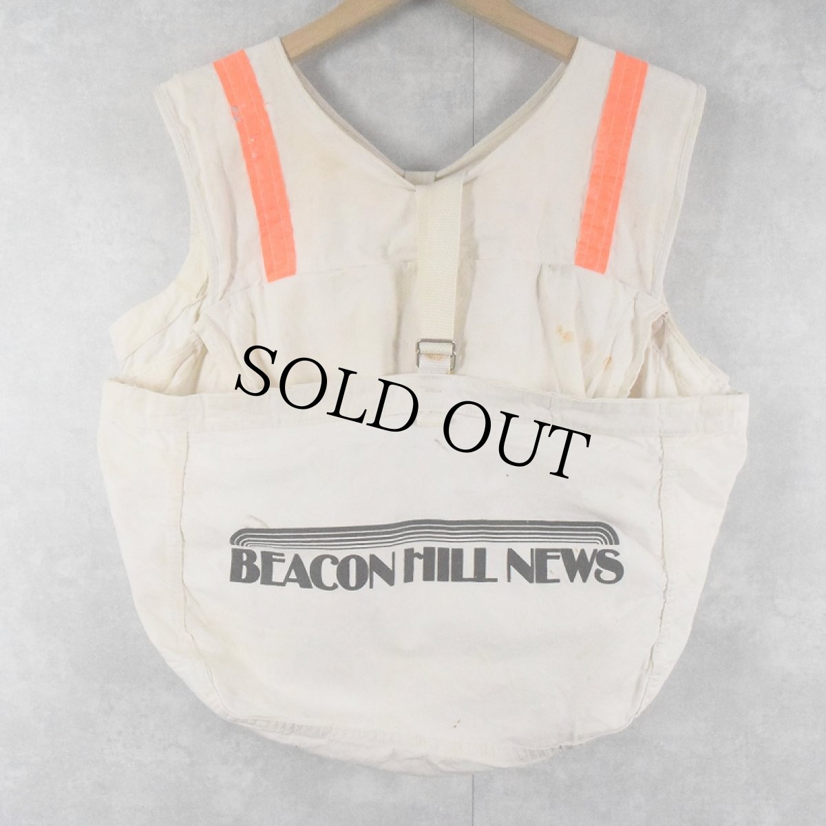 画像2: VINTAGE "SOUTH DISTRICT JOURNAL" ニュースペーパーバッグベスト (2)