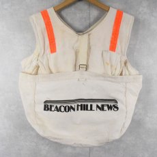 画像2: VINTAGE "SOUTH DISTRICT JOURNAL" ニュースペーパーバッグベスト (2)