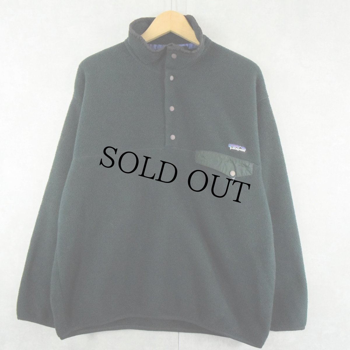画像1: 2000's Patagonia スナップT GREEN L (1)