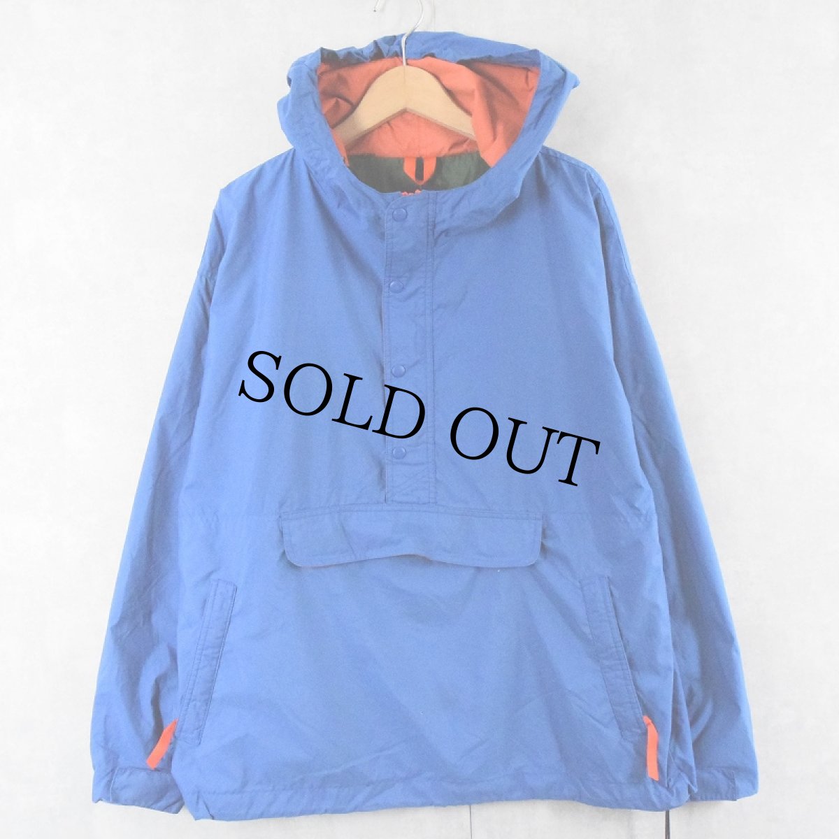 画像1: 【SALE】 90's GAP ナイロンアノラックパーカー L (1)