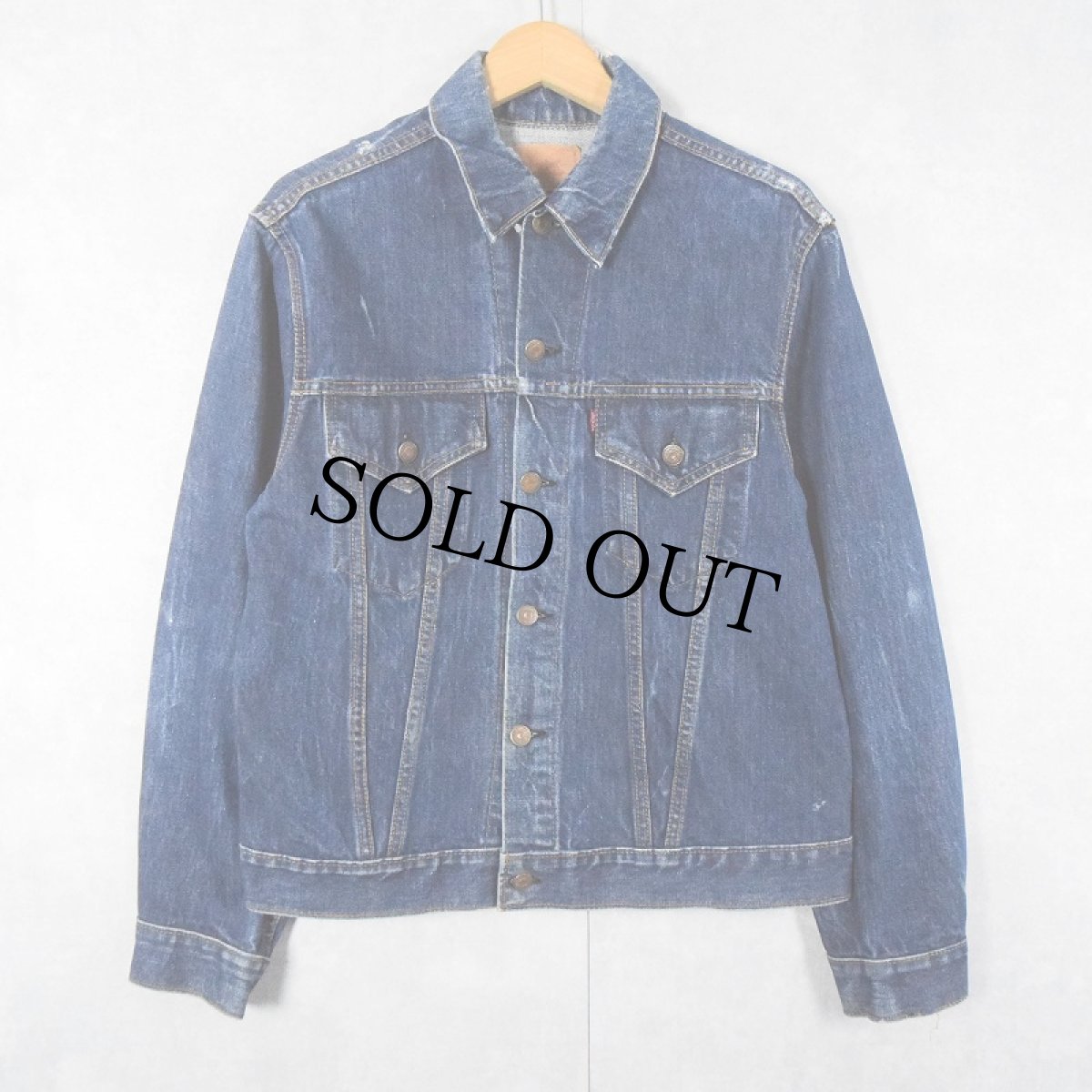 画像1: 60's LEVI'S 70505 BIGE デニムジャケット (1)