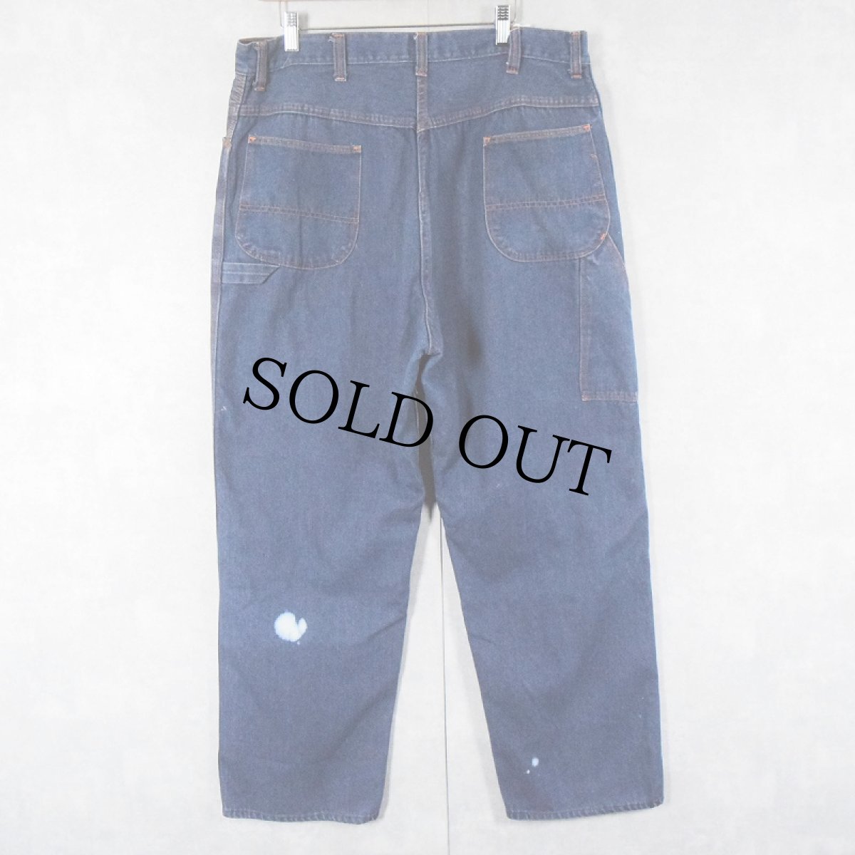 画像2: 80's BIGMAC JCPenney デニムペインターパンツ W36 (2)
