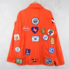 画像2: 【SALE】 70〜80's パッチ付き ナイロンジャケット L (2)