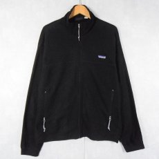 画像1: 90's Patagonia USA製 フリースジャケット BLACK L (1)