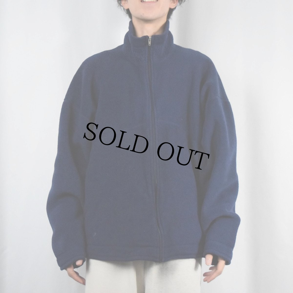 画像2: 90's Patagonia USA製 シンチラ フリースジャケット NAVY XL (2)