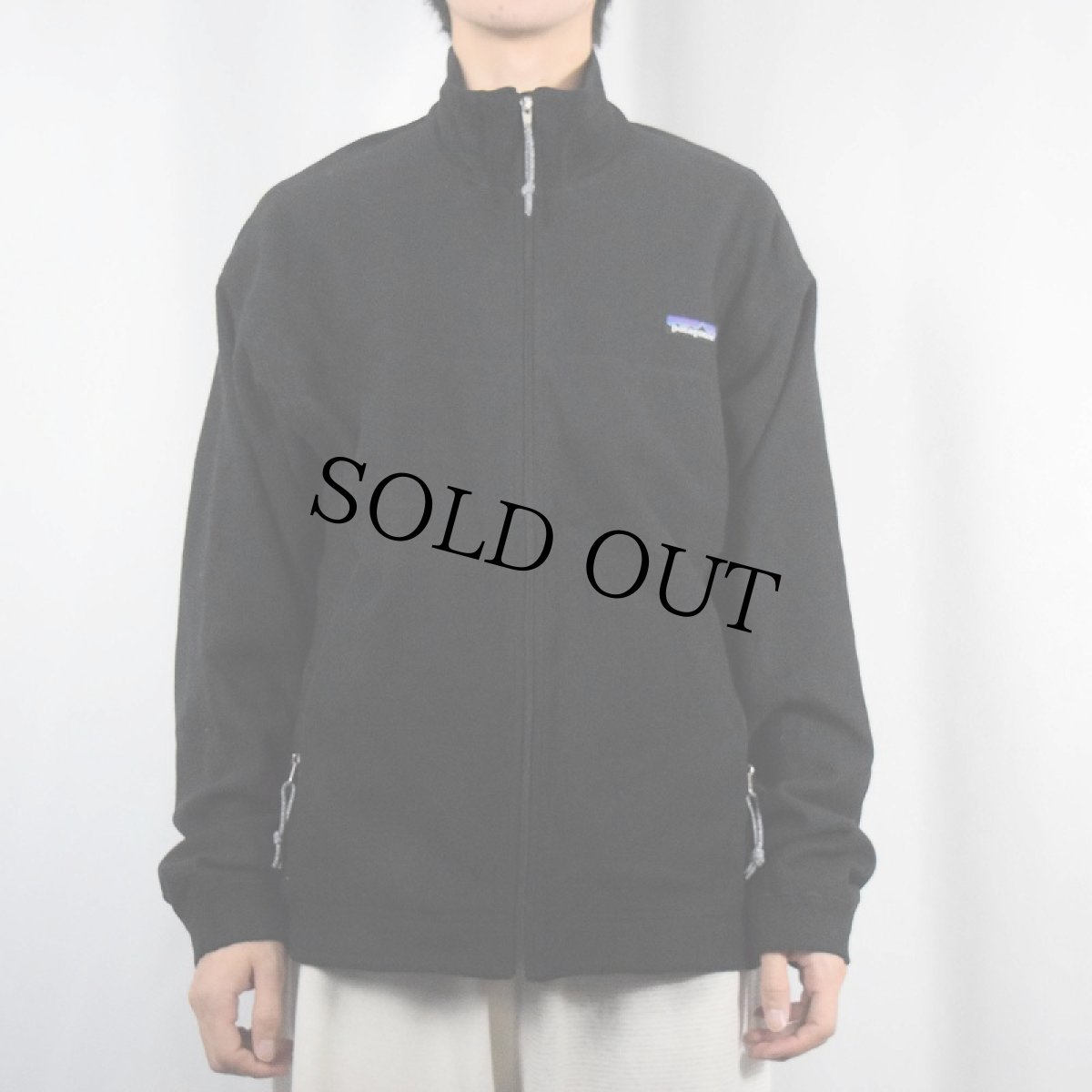 画像2: 90's Patagonia USA製 フリースジャケット BLACK L (2)