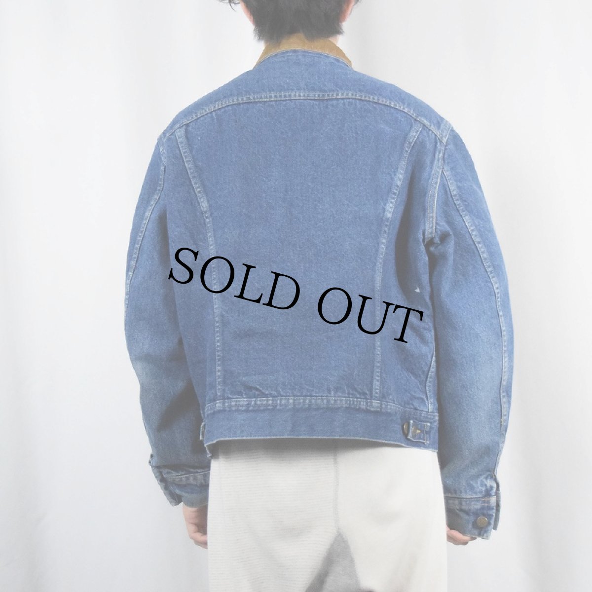 画像3: 70's Lee "STORM RIDER" USA製 ブランケットライナー デニムジャケット SIZE44L (3)