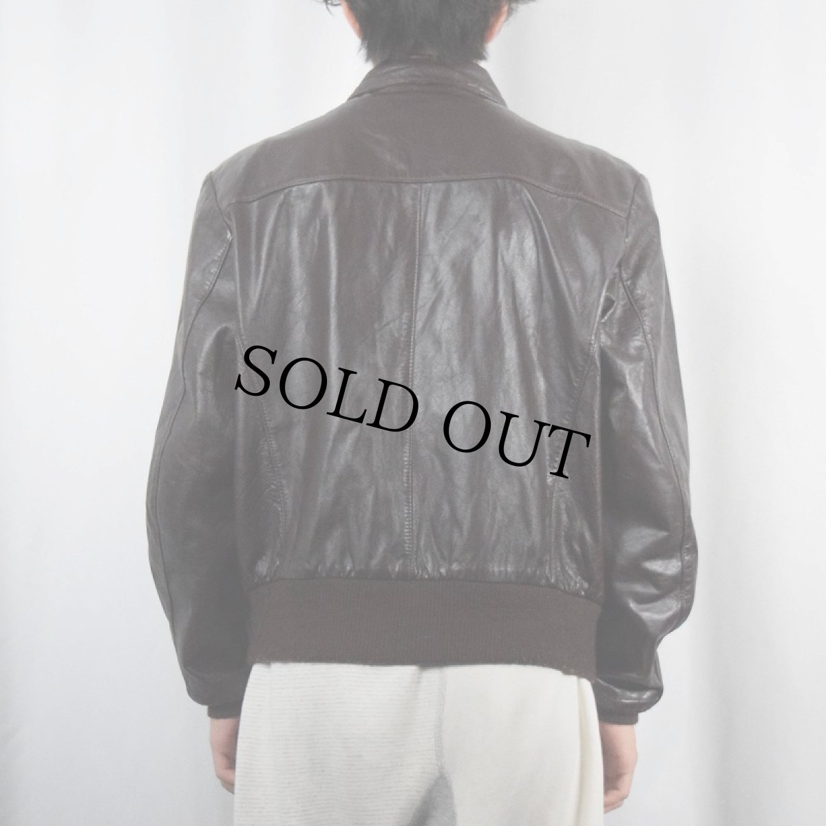 画像3: Leathercraft Process レザージャケット BROWN (3)