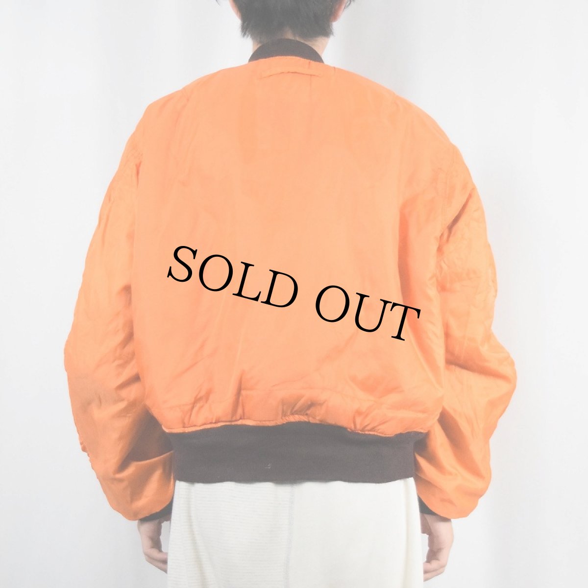 画像6: 民間品 90's ALPHA INDUSTRIES,INC. MA-1 フライトジャケット XLARGE (6)