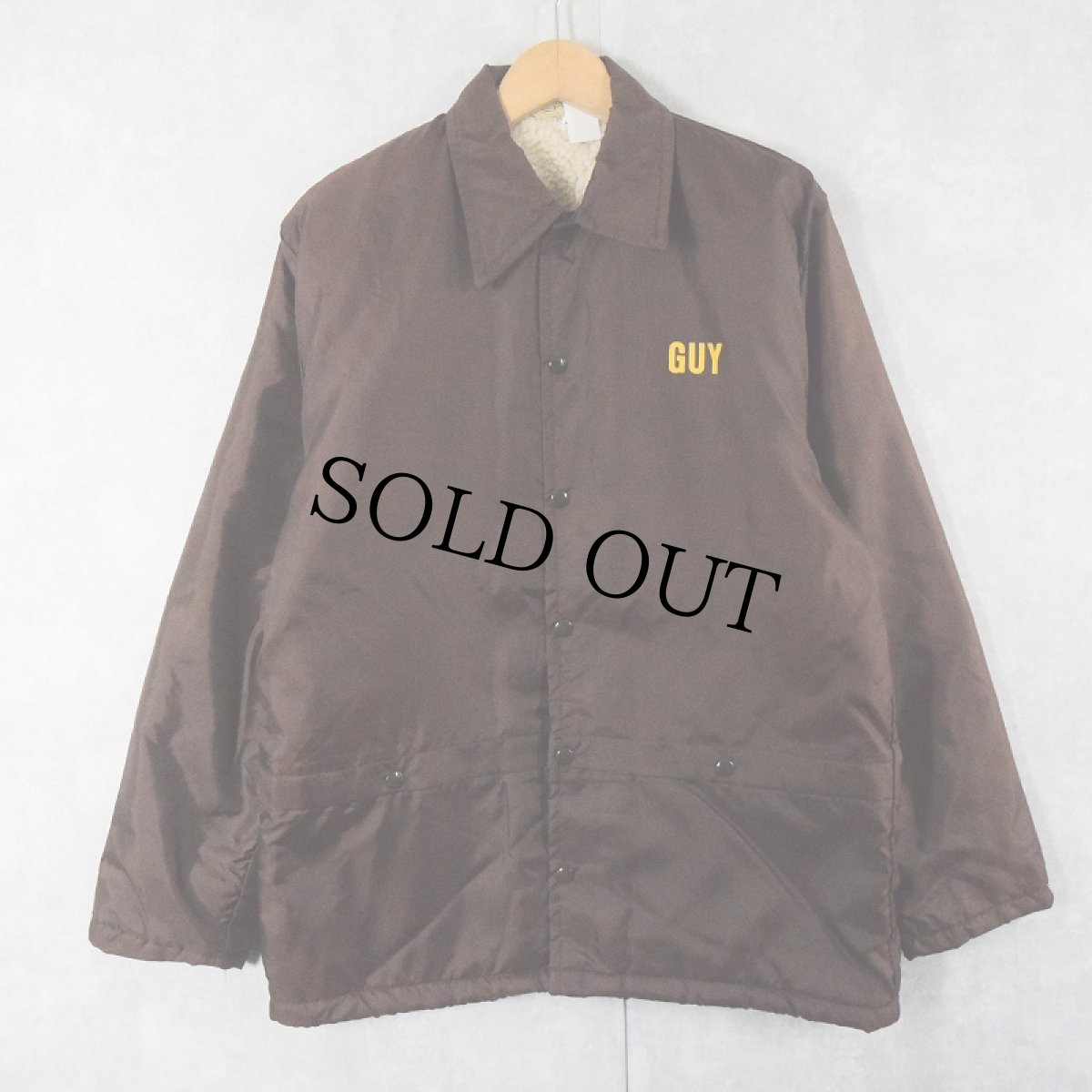 画像2: 70〜80's Gem Sportswear "THE ANNEX PHANTOM LAKE" プリント 裏ボアナイロンジャケット M (2)