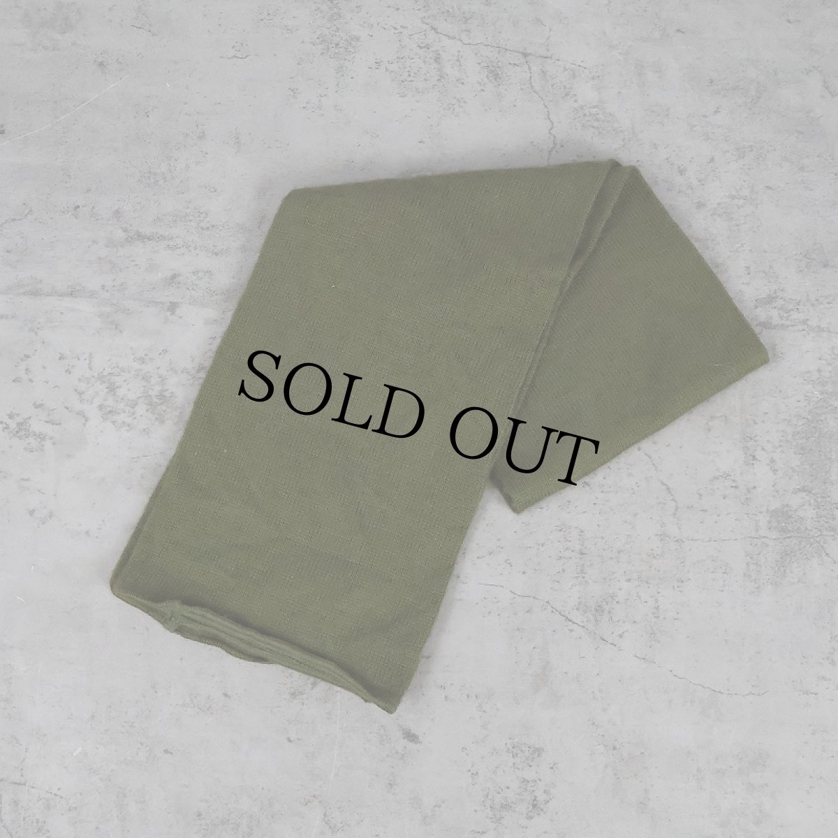 画像1: 80's U.S.ARMY Wool Neckwear Scarf (1)