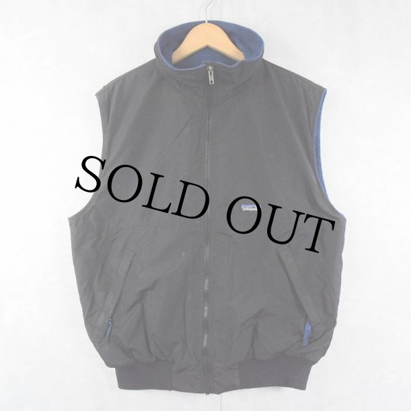 2000年代 2000s パタゴニア アウトドア ナイロン フリース 青 黒