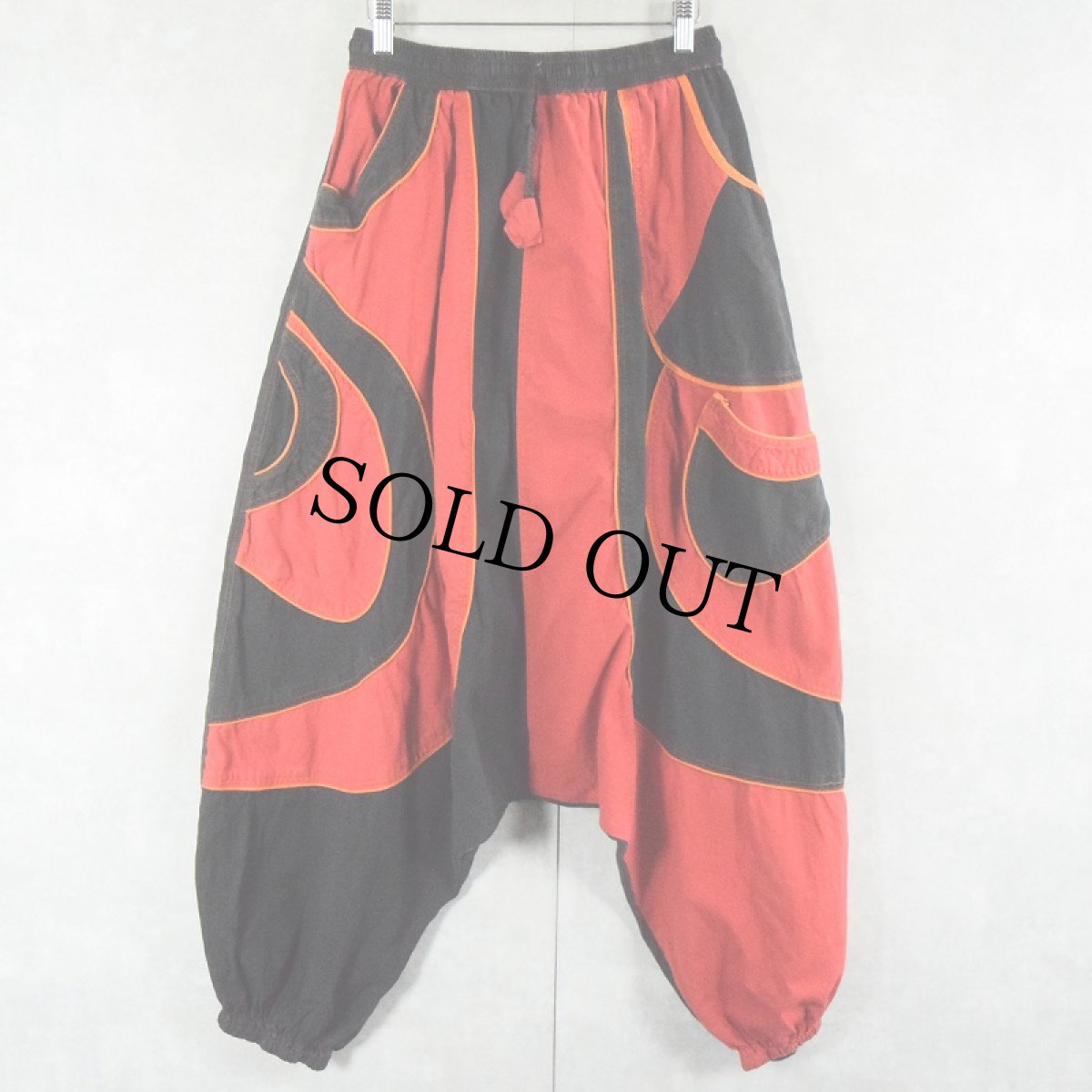 画像1: 【SALE】 レイバーデザイン サルエルコットンイージーパンツ XXL (1)