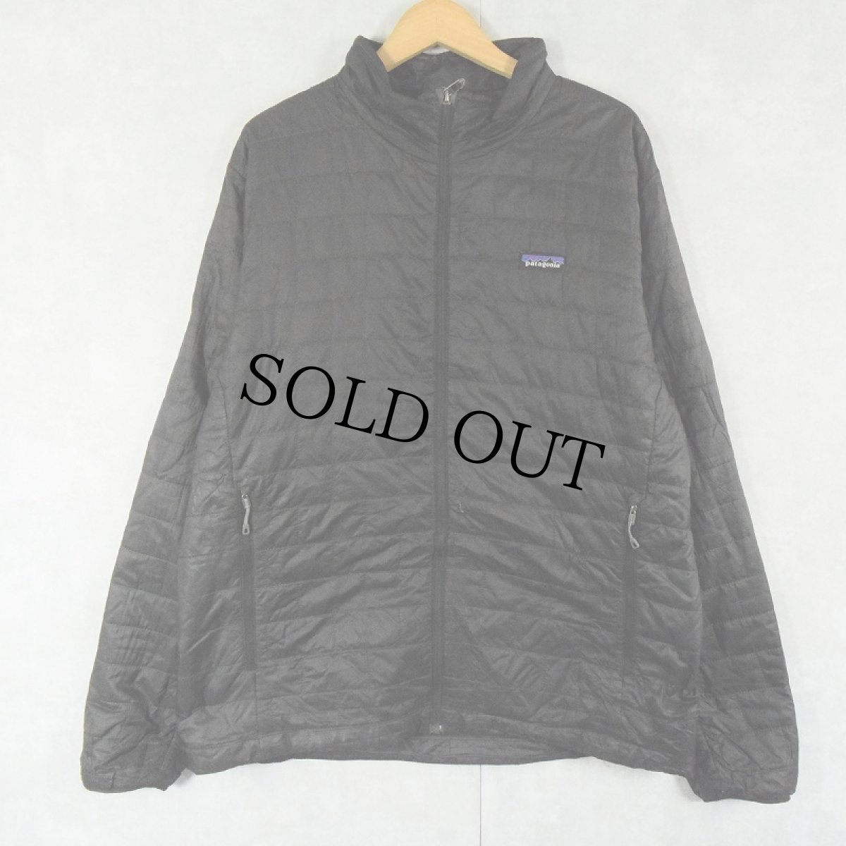 画像1: 2019AW Patagonia 刺繍付き ナノパフジャケット BLACK XL (1)