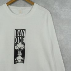画像1: 80〜90's DAY ONE メッセージプリントスウェット (1)