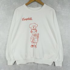 画像1: 80's〜 Campbell's Soup "M'm! M'm! GOOD!" プリントスウェット (1)