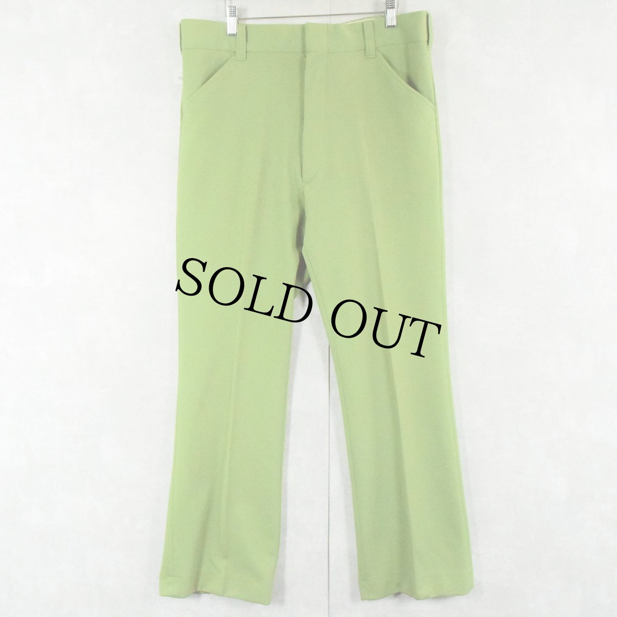 画像2: 70's Kmart ポリエステルスラックス W35 (2)