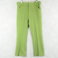 画像2: 70's Kmart ポリエステルスラックス W35 (2)