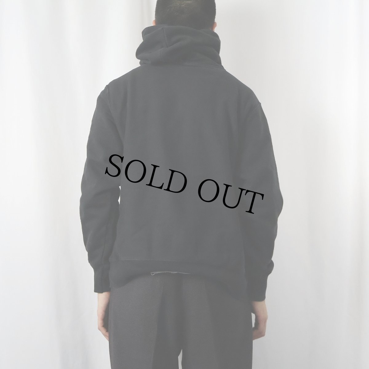 画像3: Champion REVERSE WEAVE スウェットフーディー 目無し BLACK S (3)