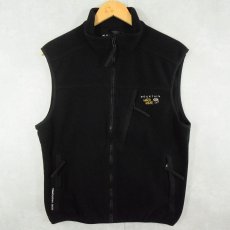 画像1: MOUNTAIN HARDWEAR フリースベスト BLACK M (1)