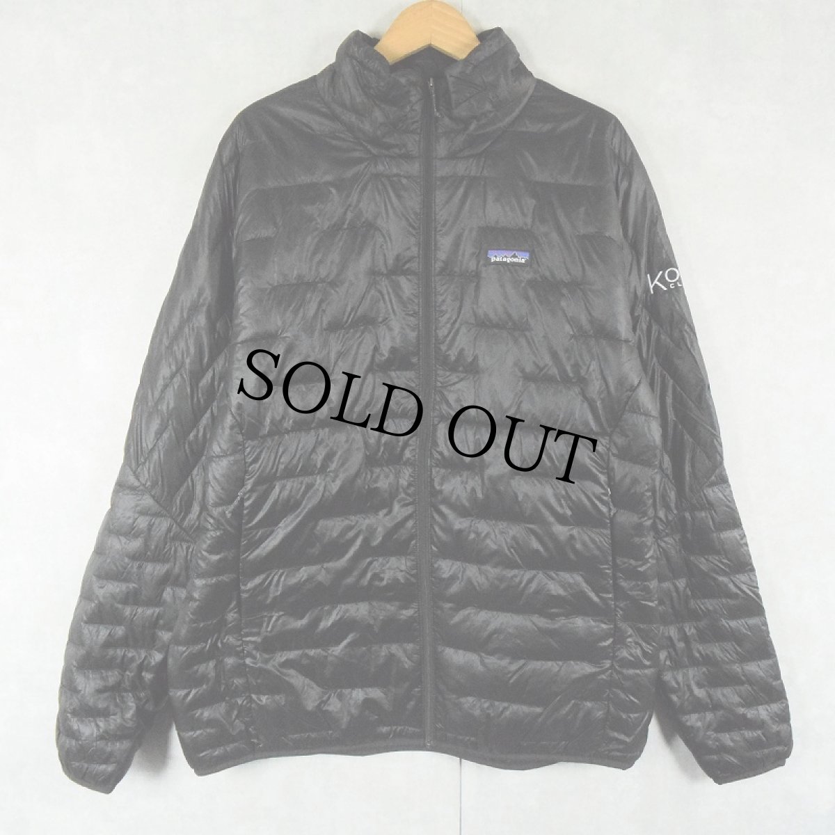 画像1: 2019AW Patagonia 刺繍付き マイクロパフジャケット BLACK XL (1)