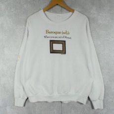 画像2: 80's "Baroque - When you are out of Monet" アートプリントスウェット (2)