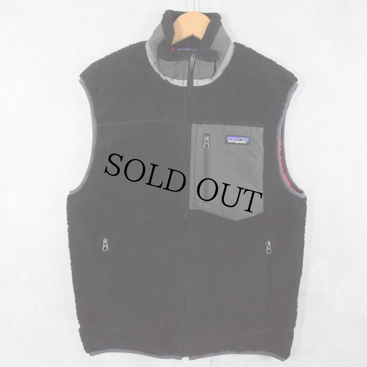 画像1: 2014AW Patagonia クラシック レトロX ベスト BLACK M (1)