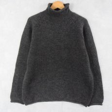 画像1: 90's J.CREW ロールネック ウールニットセーター XS (1)