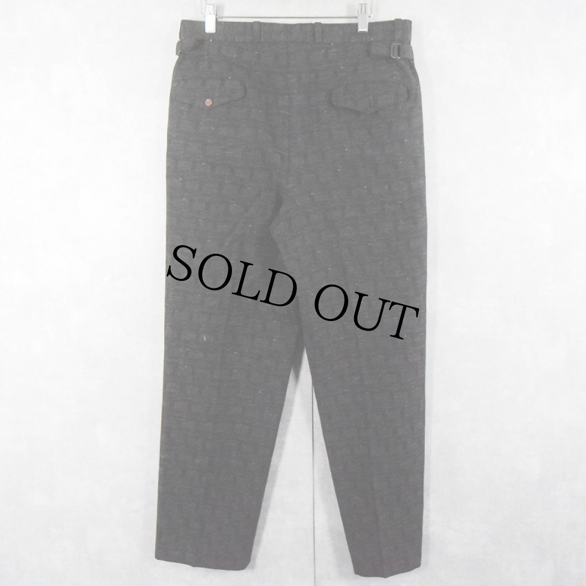 画像2: MAURIZIO BALDASSARI 総柄 アジャスター付き 2タックスラックス (2)