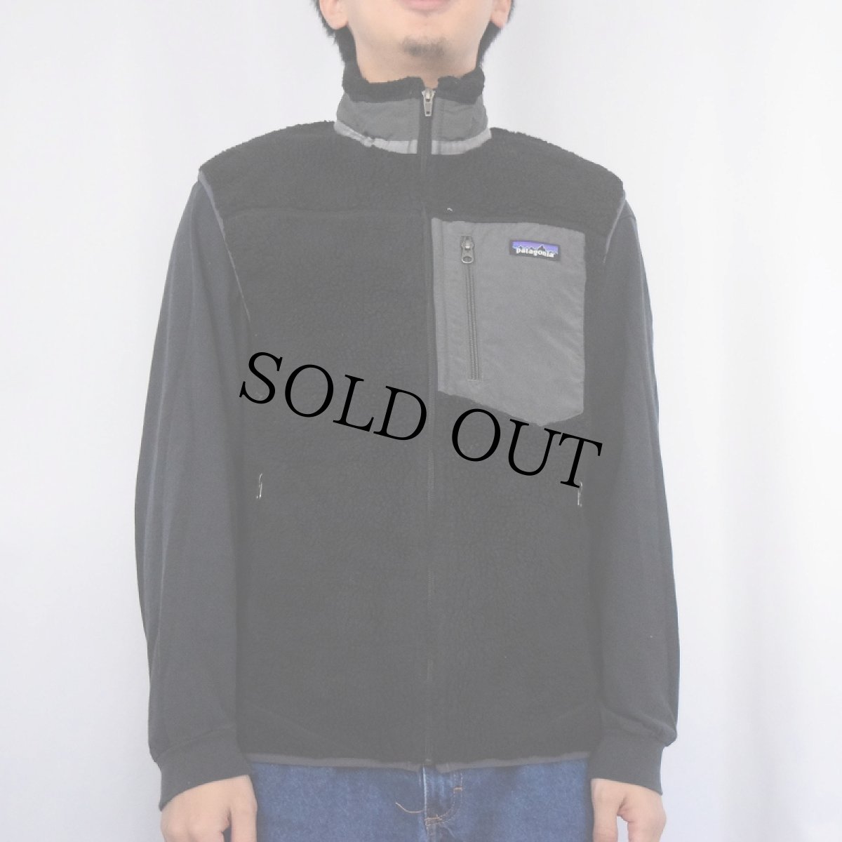 画像2: 2014AW Patagonia クラシック レトロX ベスト BLACK M (2)